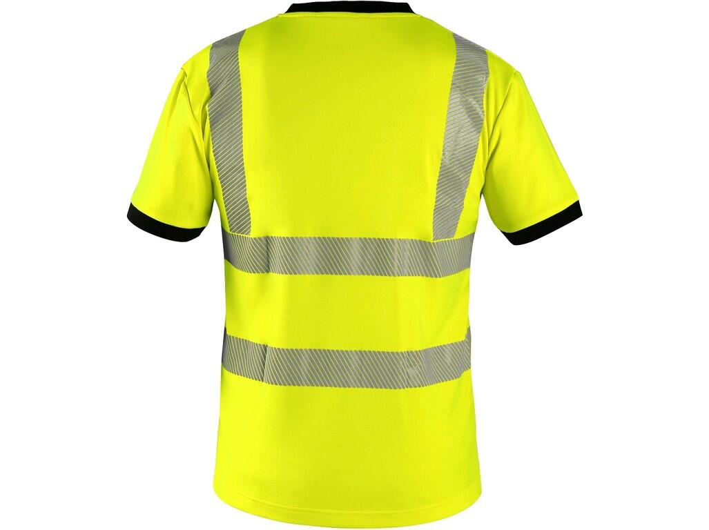 Tričko CXS RIPON, výstražné, pánské, žluto - černé, vel. 3XL